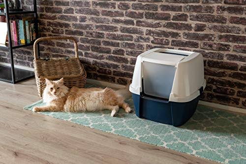 Navy Jumbo Cat Litter Box E7719