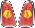 Amber & Red Tail Light Pair for Mini Cooper Hatchback R10018