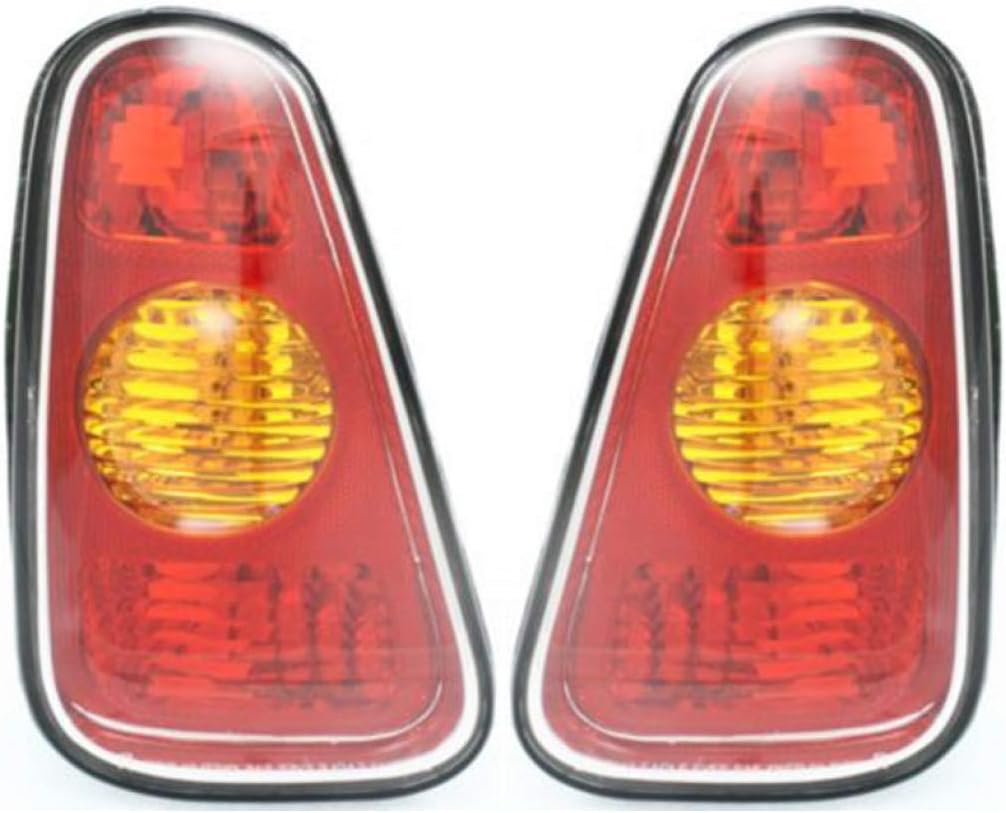 Amber & Red Tail Light Pair for Mini Cooper Hatchback R10018