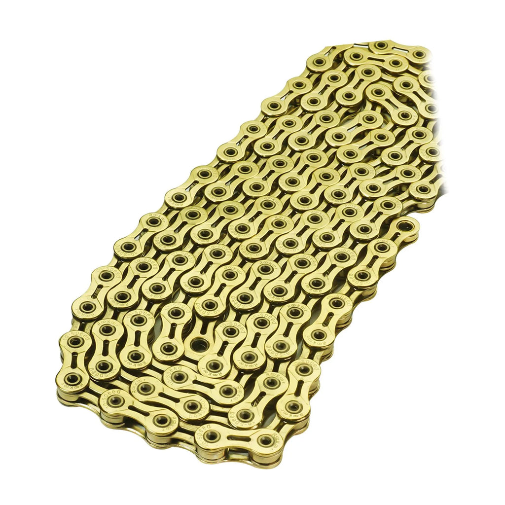 Yellow 116 Links Bicycle Chain I365