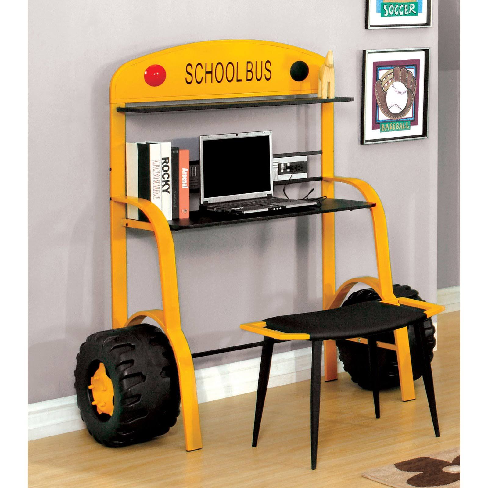 Yellow Large Child Desk Z400346