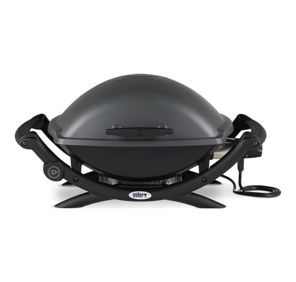 Black Electric Grill with Grill Cover and Cart Bundle F8844