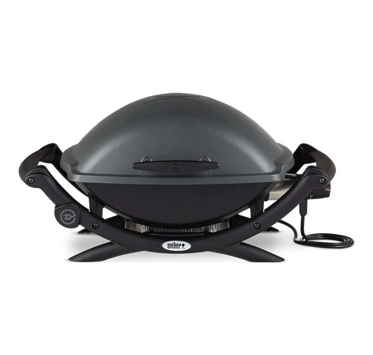 Black Electric Grill with Grill Cover and Cart Bundle F8844