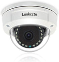 5MP HD IP POE Dome Security Camera, White, 3.6mm Lens, Pack of 2 H685