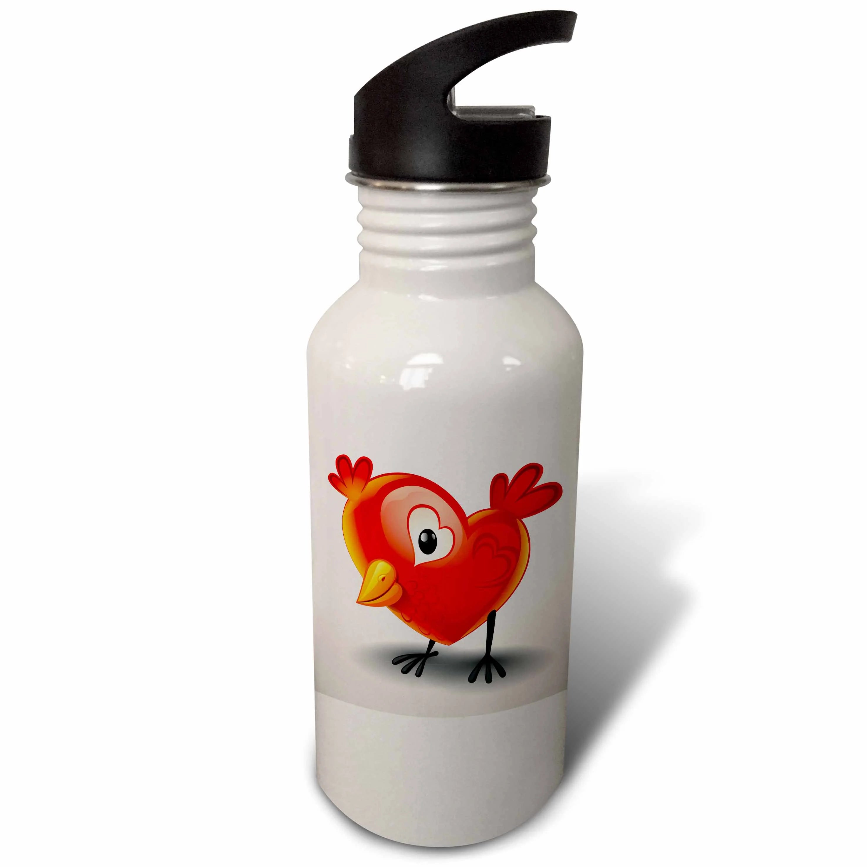 Adorable Baby Chick Heart Wings Sports Water Bottle 21oz B972201