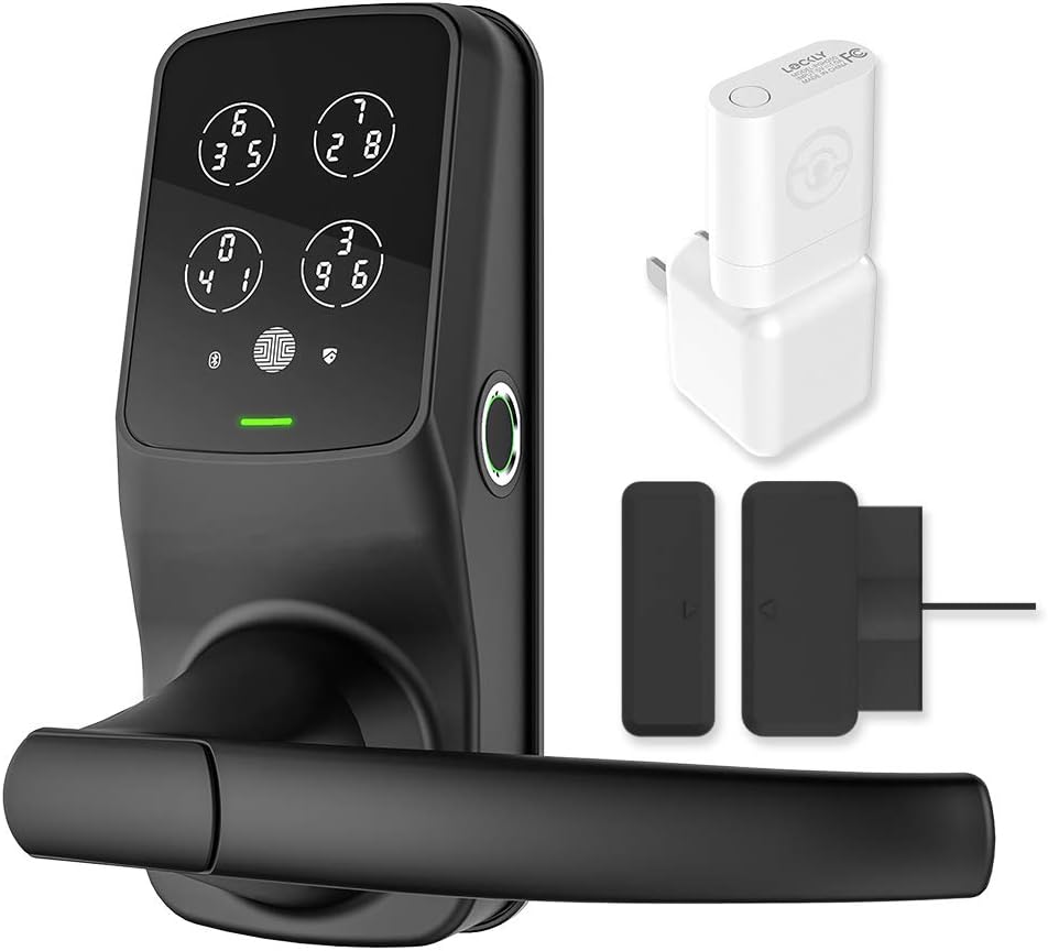 Wi-Fi Smart Lock with Fingerprint Keypad, Venetian Bronze U382751