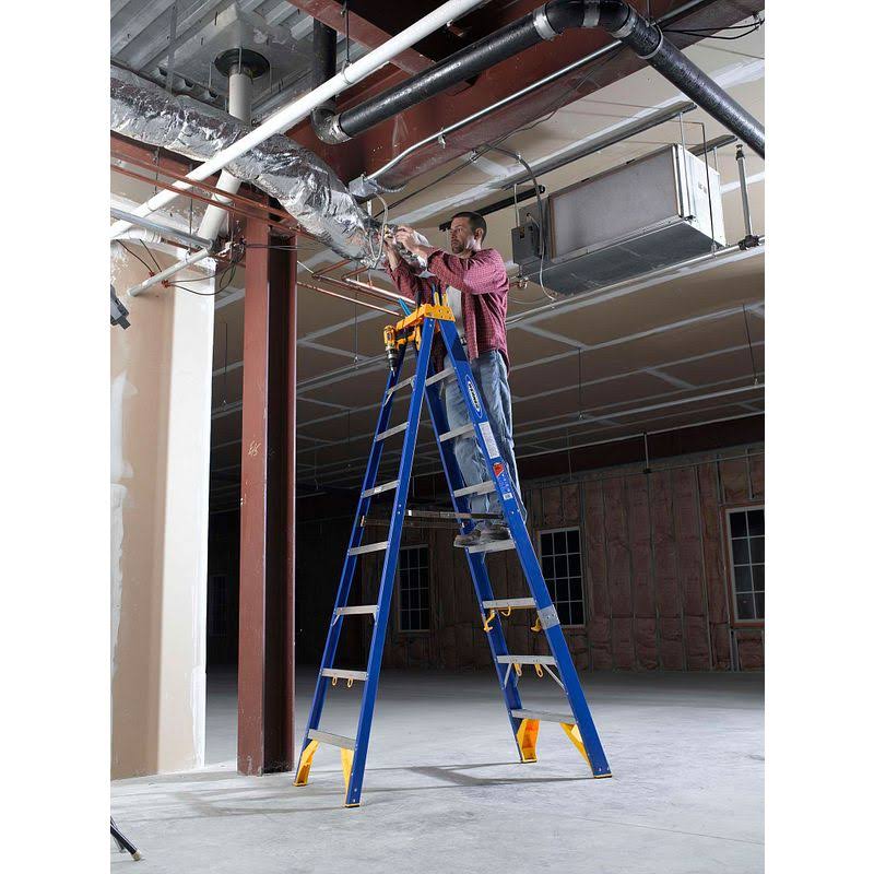 Fiberglass Stepladder, Type IAA, 375 lb. F660