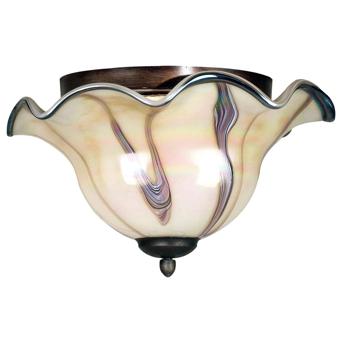 Tuscan Silver 2 Light Flush Mount M73858