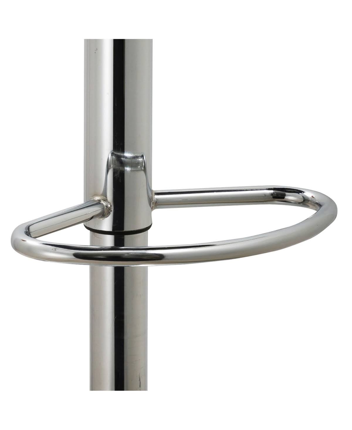 Black Contoured Hydraulic Lift Bar Stool with Footrest, Set of 2 P453