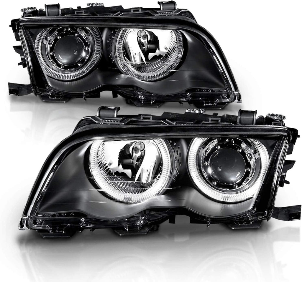 Black Projector Headlights for BMW 3 Series E46 4 Door G2786