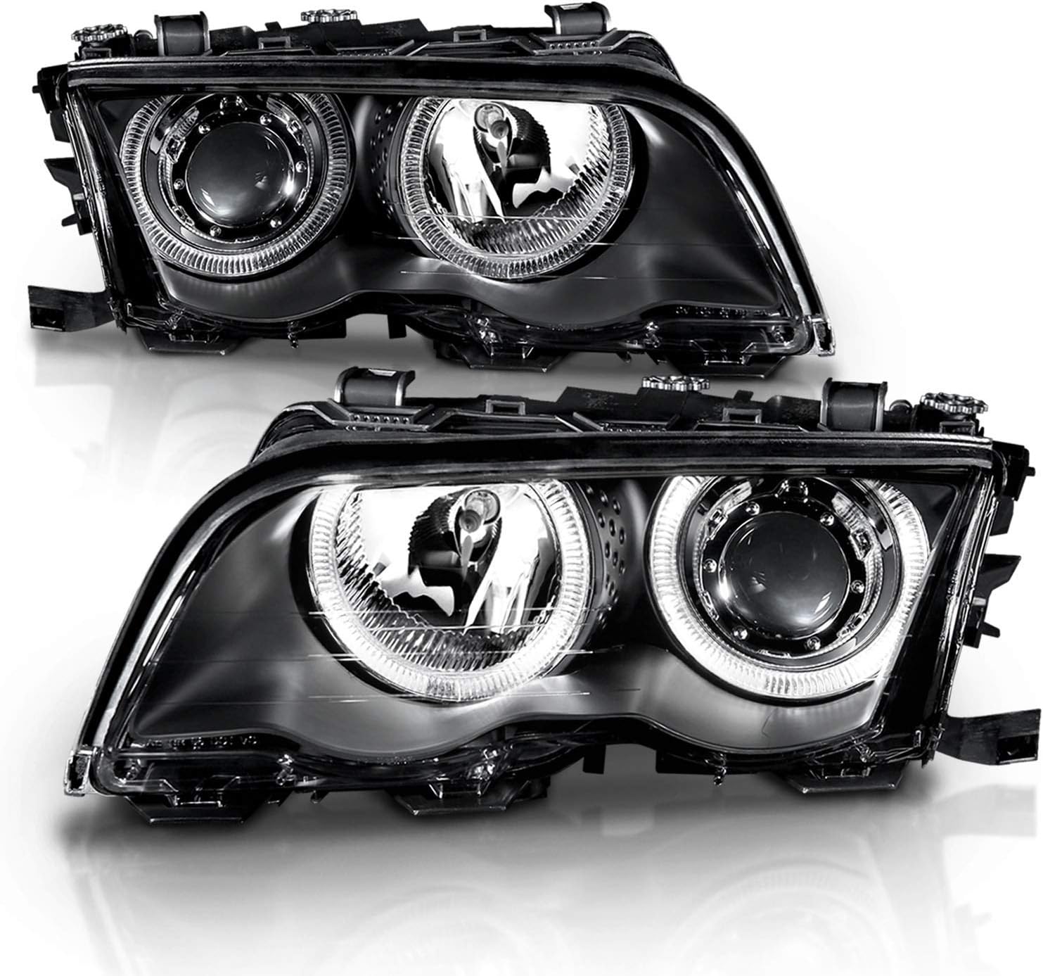 Black Projector Headlights for BMW 3 Series E46 4 Door G2786