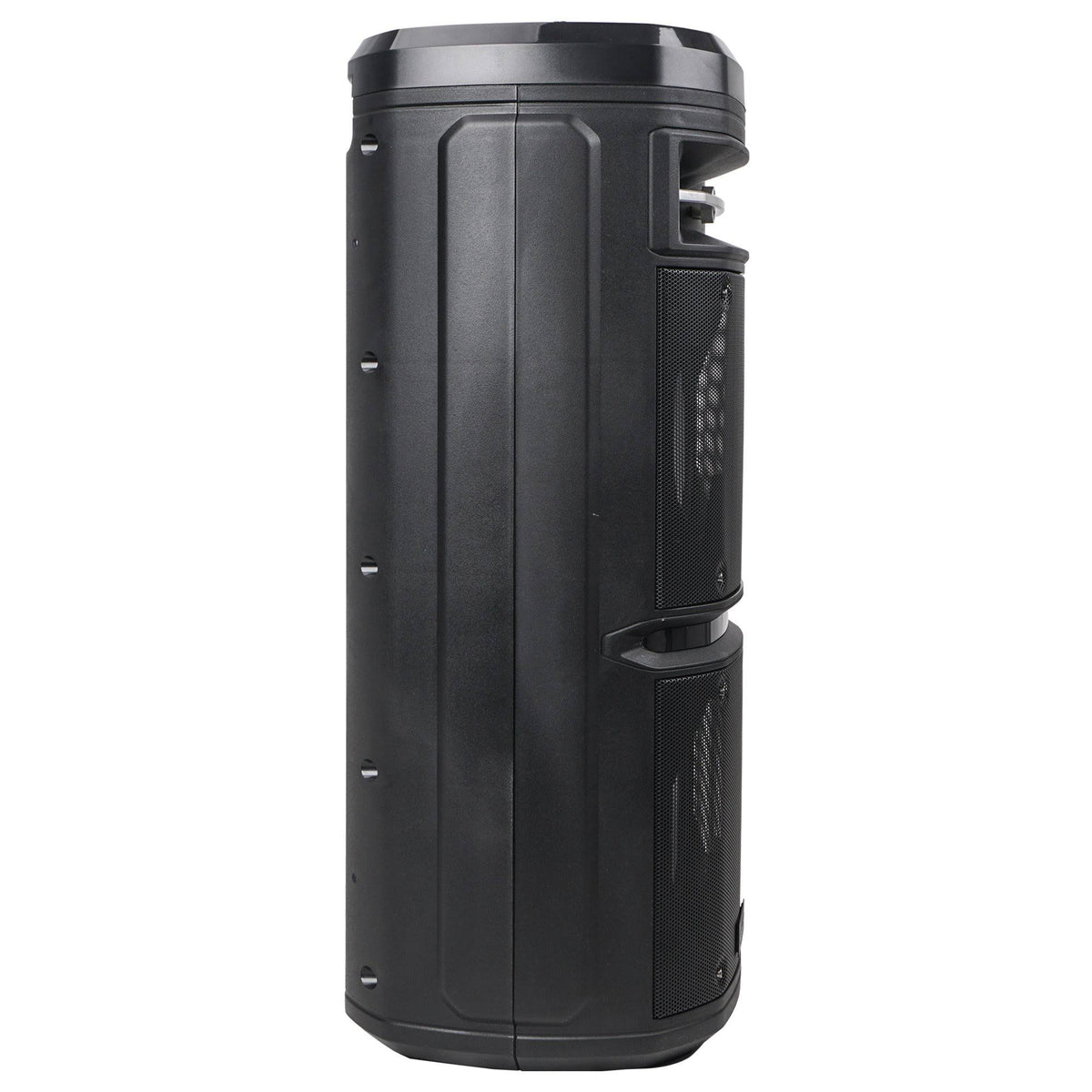 Dual 6.5” Portable PA Speaker with Built-in Rechargeable Battery, Bluetooth, USB, LED G24377