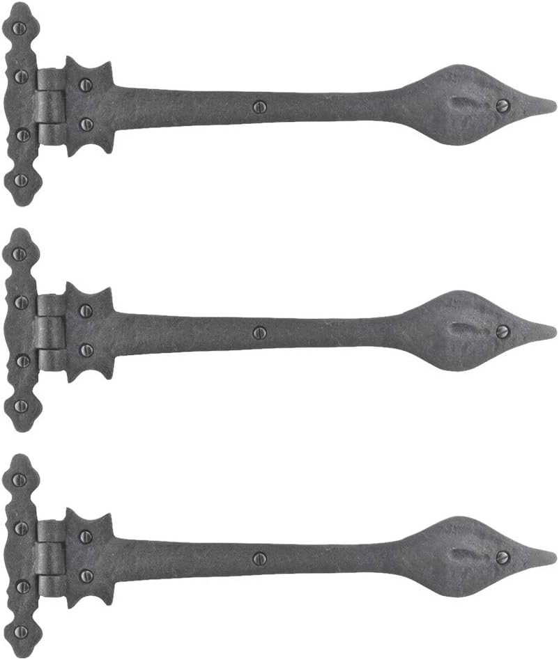 Black Wrought Iron Door Hinge 11.25 Long Pack of 4 Z72143