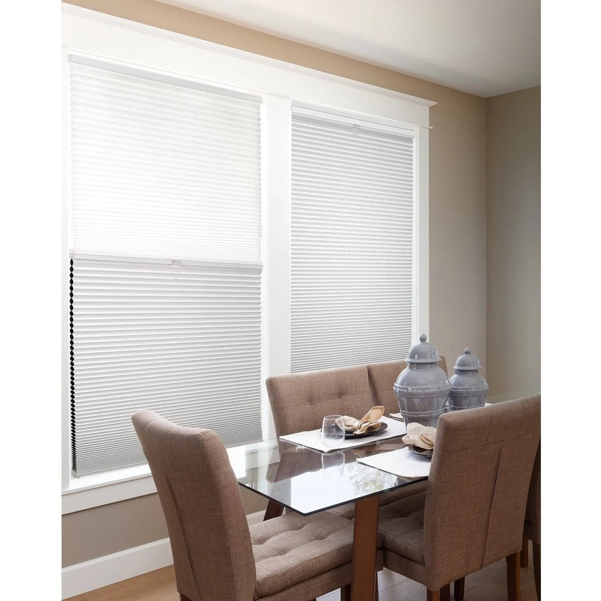 Cordless Cellular Shades Cotton 27x22 x 48x22 J42745