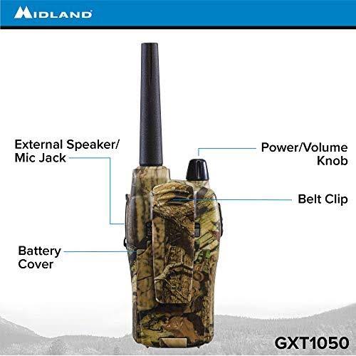50 Channel GMRS Two-Way Radio Walkie Talkie Mossy Oak Camo Pair Pack J72511