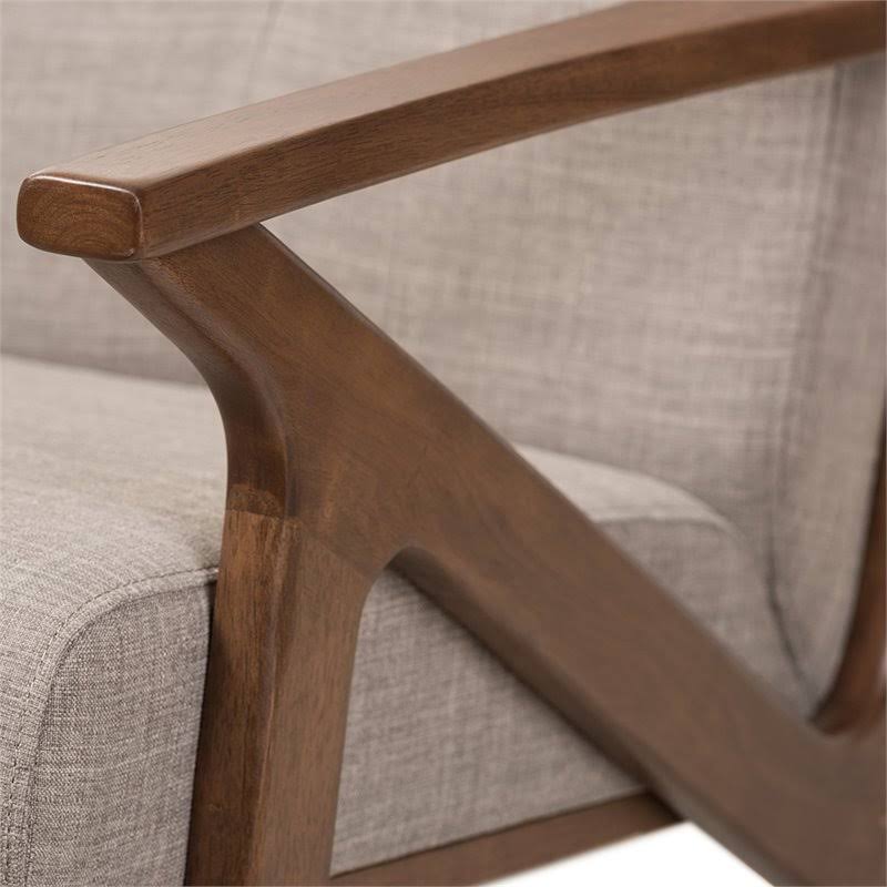Gray Tufted Accent Arm Chair X901309
