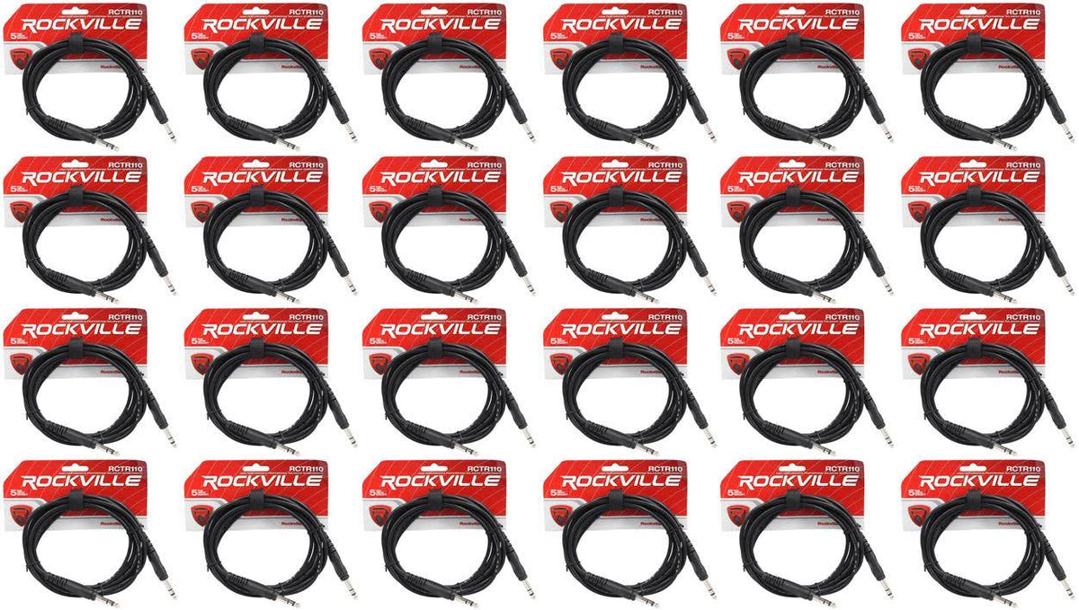 Black 10 1/4x22 TRS to 1/4x22 TRS Cable G588534