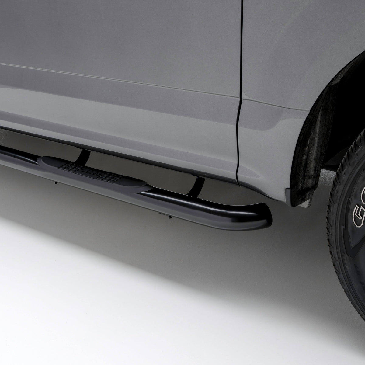 Black 3-Inch Round Side Bars R30906