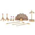 Miniature Metal Fireplace Dollhouse Decoration Y14764
