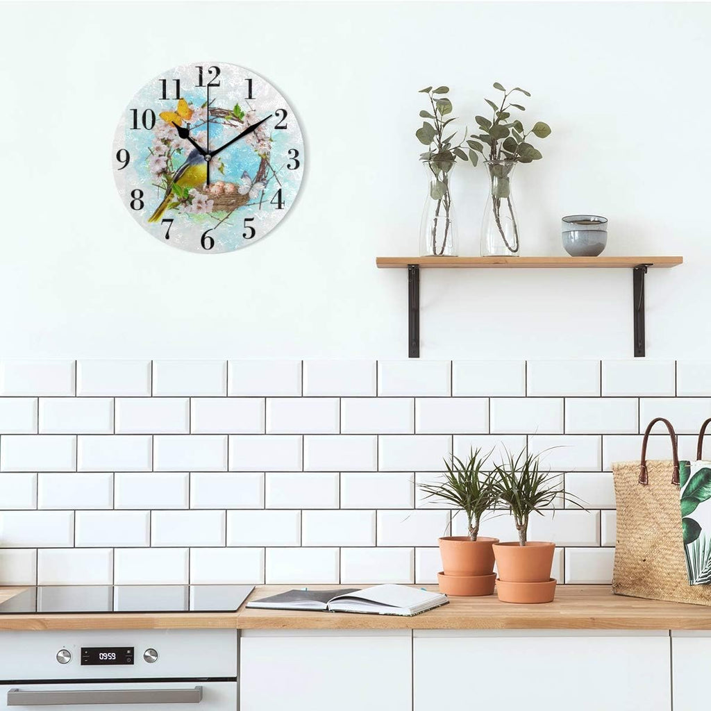 9.8 Inch Silent Round Wall Clock V828