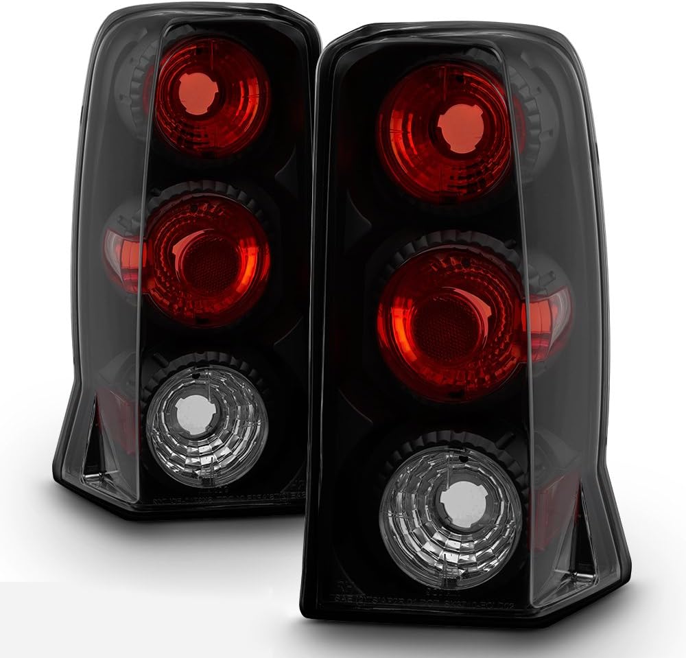 Chrome Clear Tail Light Brake Lamps Pair G597