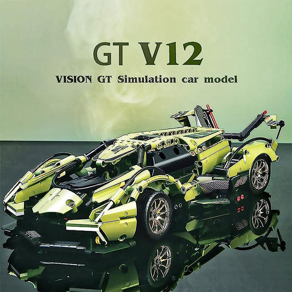 1:14 Scale MOC Building Blocks Car Model Toys, 1239 Pieces Y405848