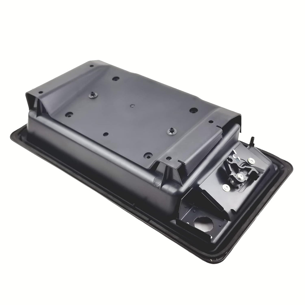 Right Side Rear Exterior Cargo Door Handle & License Plate Housing Frame Bracket for 08-21 Ford E150 E250 E350 E450, Pack of 2 Y719