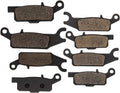 Brake Pad Kit for Yamaha Grizzly 700 550, Organic, Pack of 2 V522596