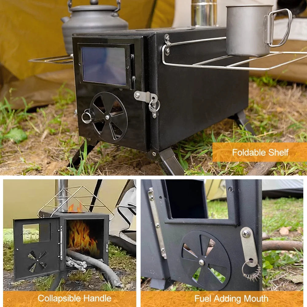 Portable Burner Firewood Multifunctional Stove H2064