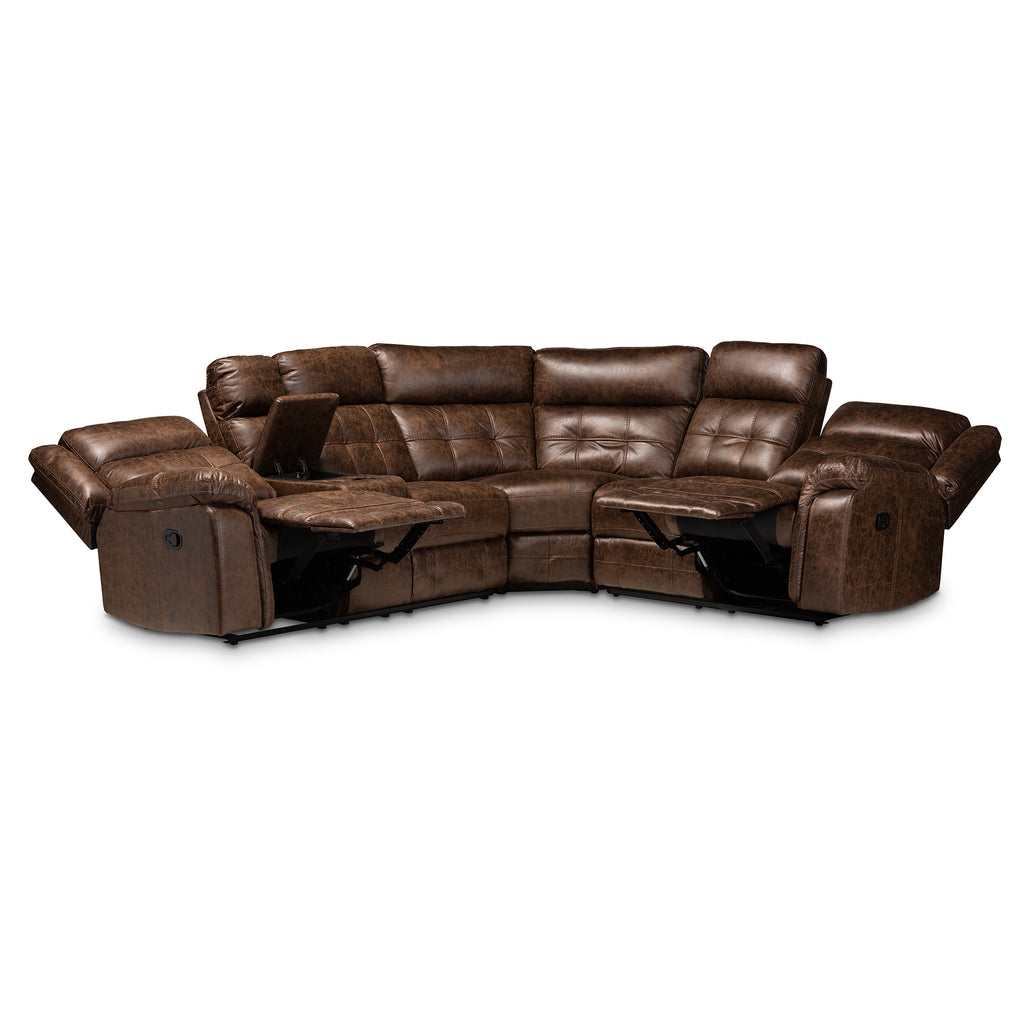 6-Piece Sectional Recliner Sofa H59045