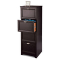 Espresso 4-Drawer File Cabinet Y723182