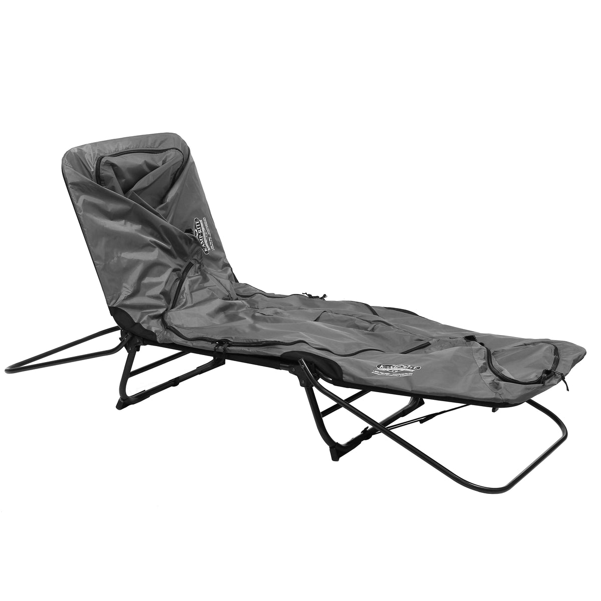 Gray Portable Cot Chair Tent A598258