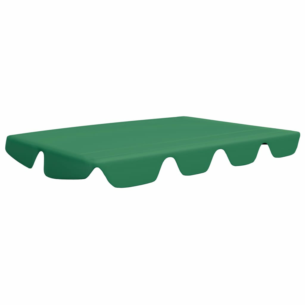 Green Replacement Canopy for Garden Swing 89"x73.2" 270 g/m² T375