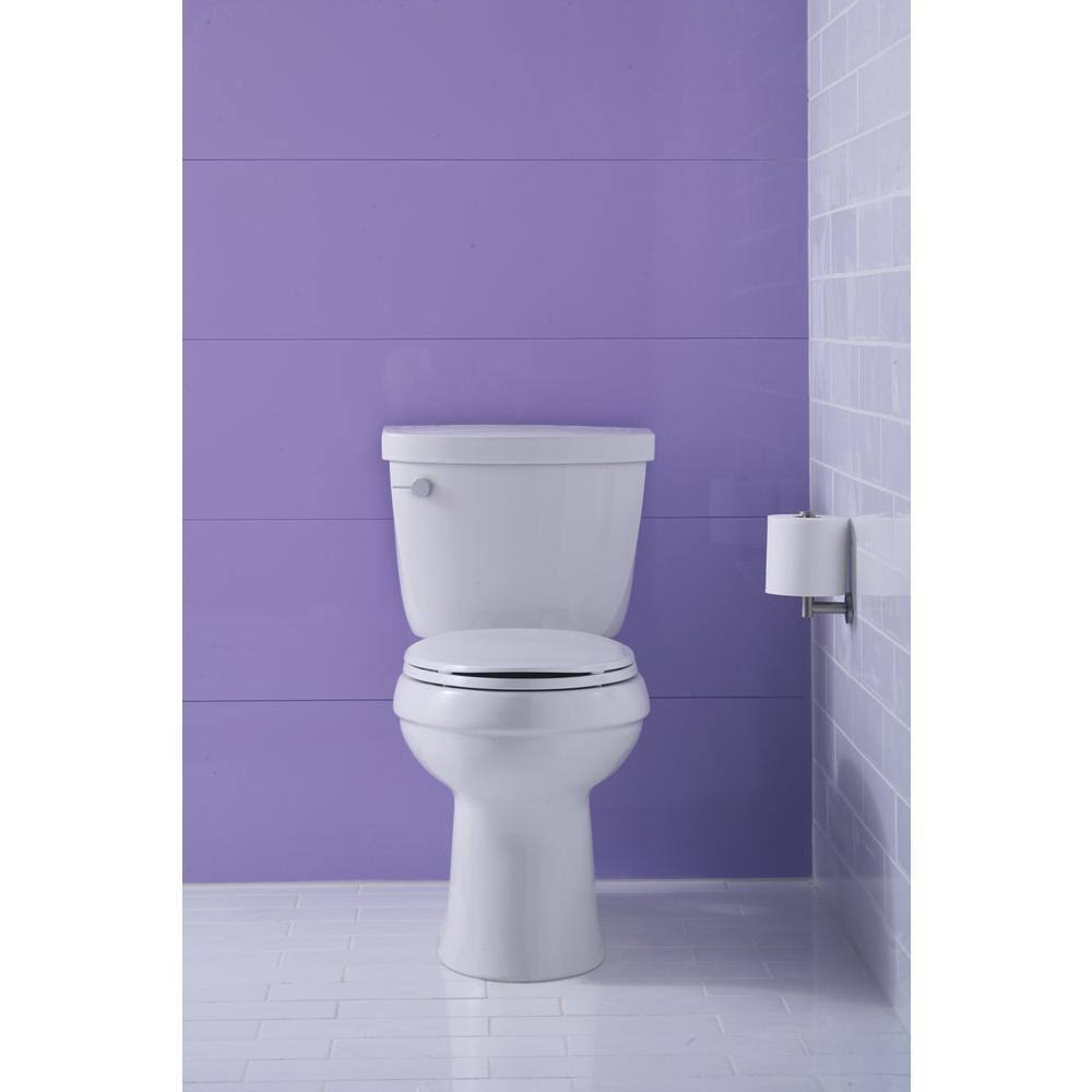 White 1.6 GPF Elongated Toilet K6305