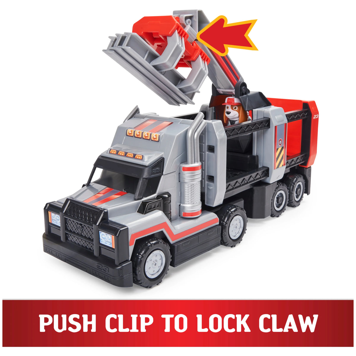 Al’s Deluxe Big Truck Toy with Moveable Claw Arm and Accessories G731