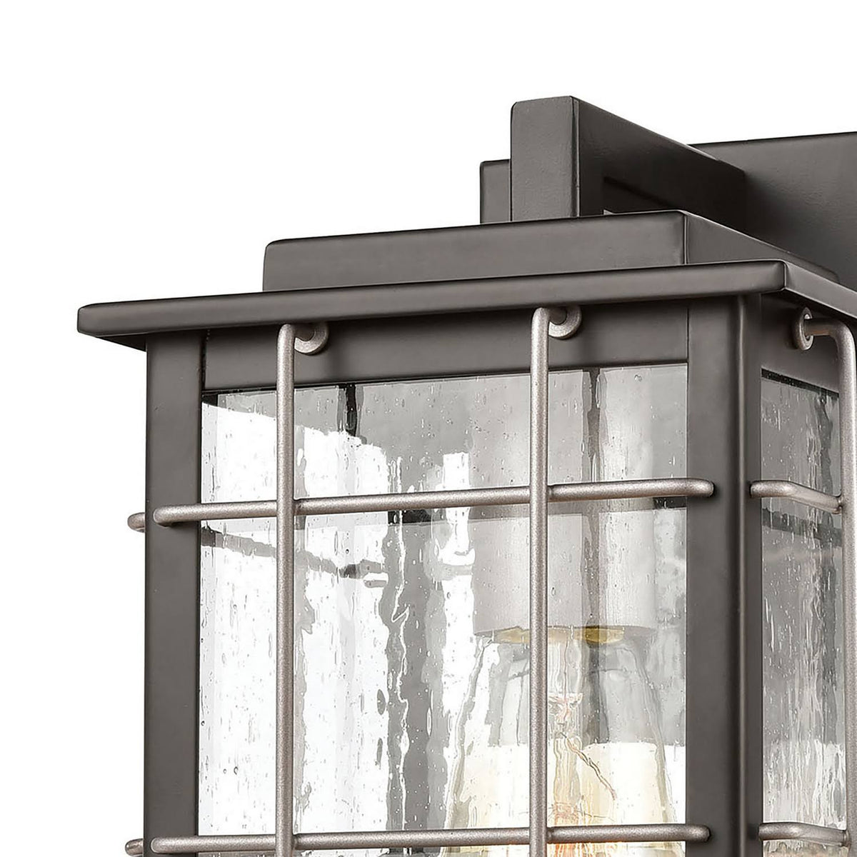 Matte Black 1-Light Sconce W30443