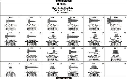 Universal Body Bolt Fastener Assortment X84752