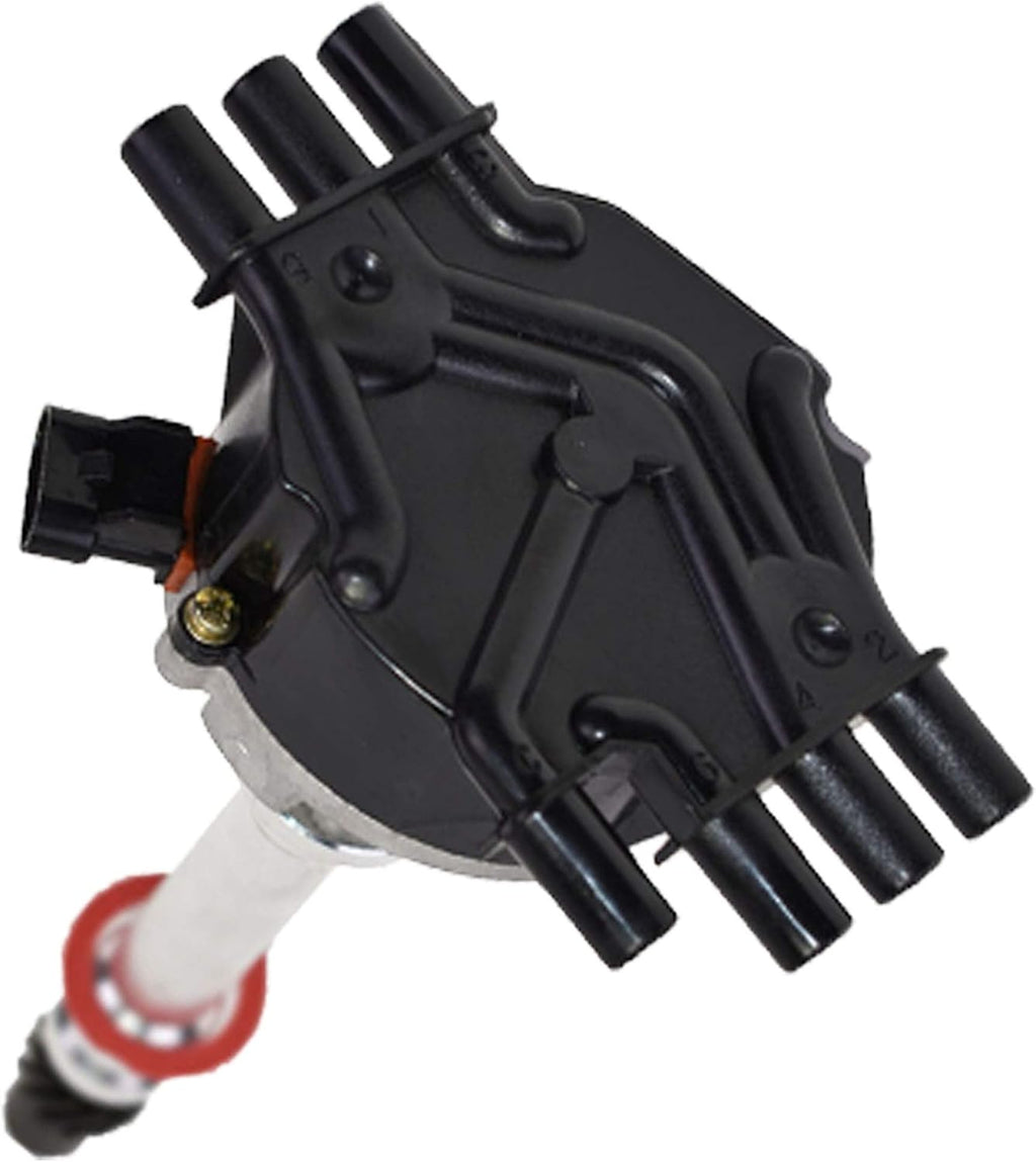 Complete Direct EFI Distributor 6 Cylinders Vortec Male Cap Black A3523