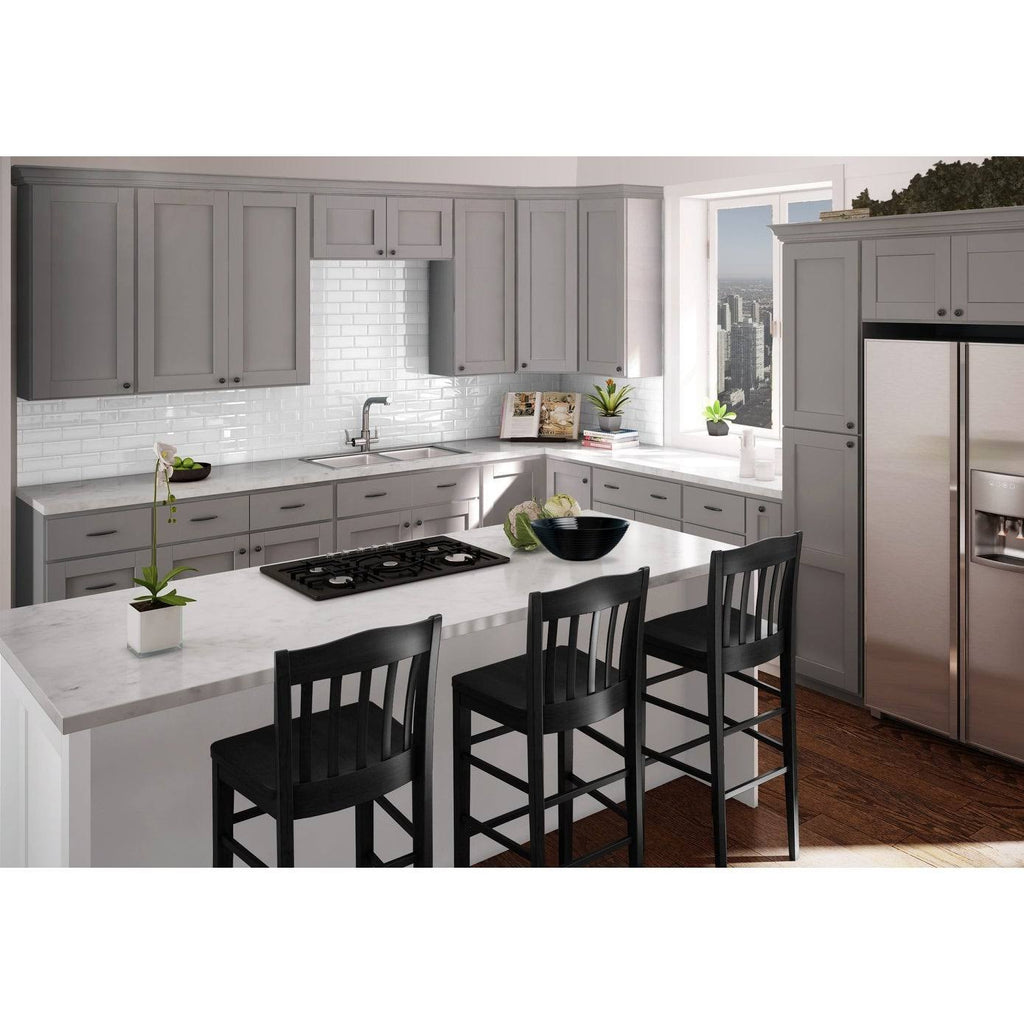 Double Door Wall Cabinet with Dove Gray M6270