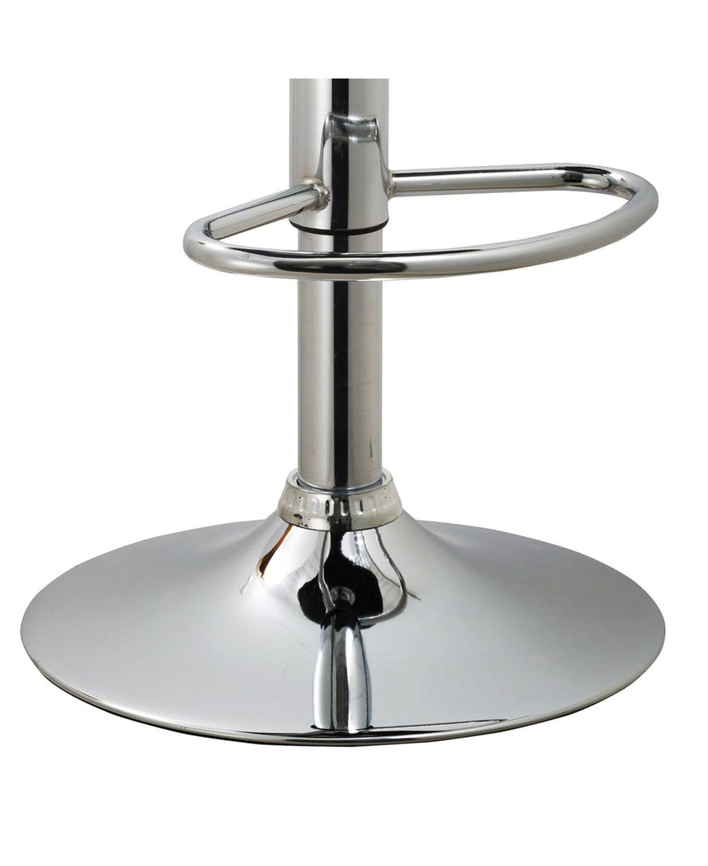 Black Contoured Hydraulic Lift Bar Stool with Footrest, Set of 2 P453