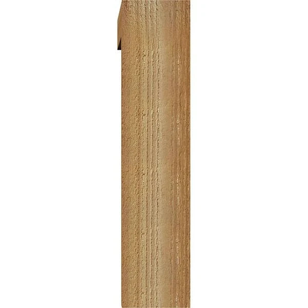 Thorton Block Rough Sawn Bracket with Offset Brace, Western Red Cedar T6324