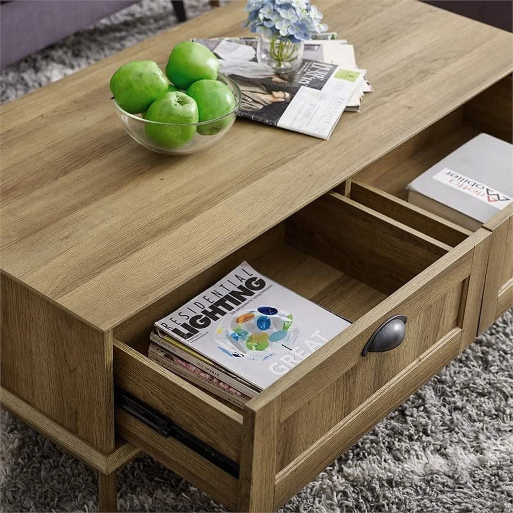 Center Coffee Table with Two Drawers V24019