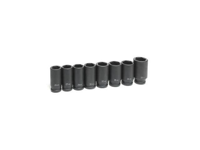 3/4x22 Drive 8 Piece Deep Metric Set A59380