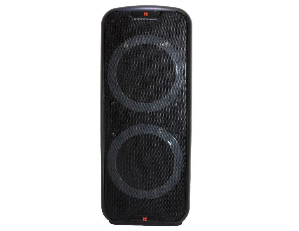 Dual 15” 3-Way Full-Range Powered and Passive DJ PA Bluetooth Loudspeaker C69433