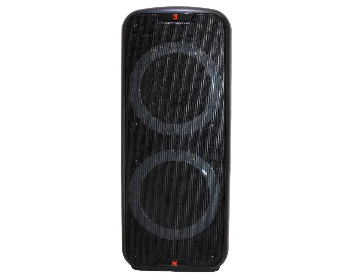 Dual 15” 3-Way Full-Range Powered and Passive DJ PA Bluetooth Loudspeaker C69433