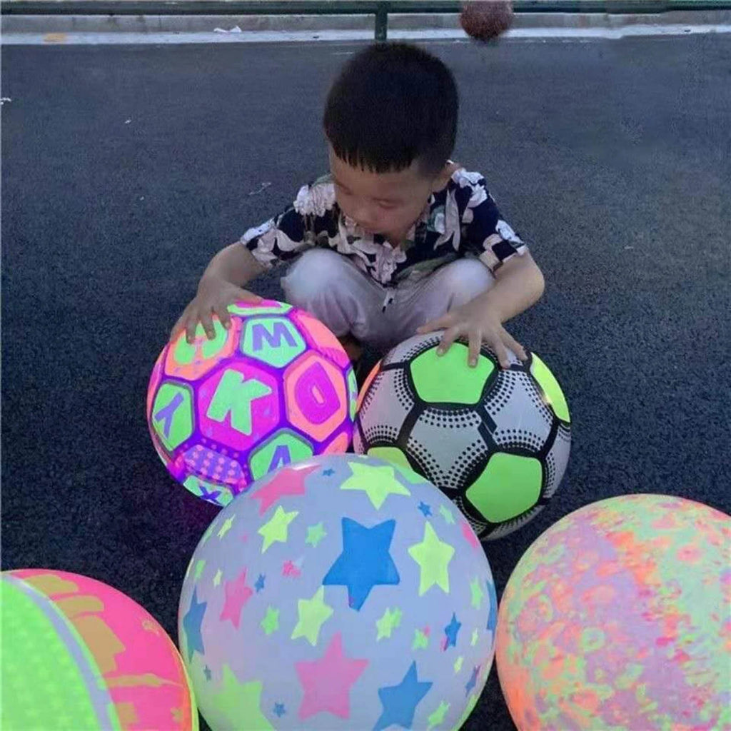 Inflatable LED Football Kick Ball Soft Toy T438540
