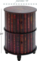 Wood Leather Cabinet H8370