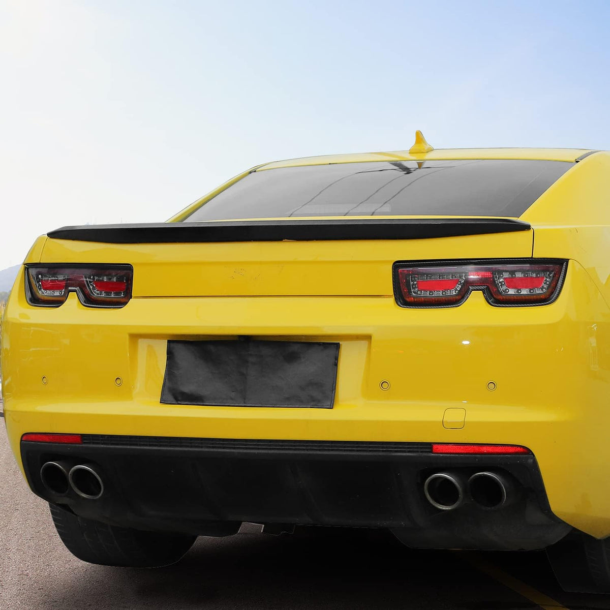Carbon Fiber Grain Tail Light Cover Trim Frame Bezels Q3175