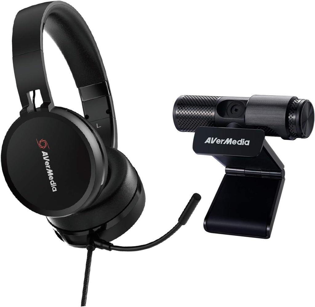 1080p Webcam USB 2.0 Headset with Microphone L83197