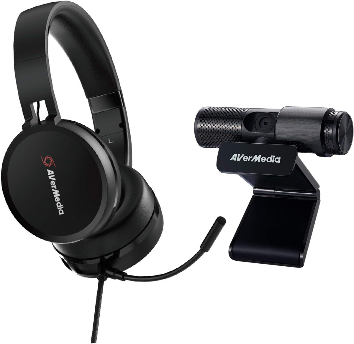1080p Webcam USB 2.0 Headset with Microphone L83197